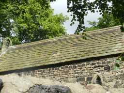 Roof of Saxon Church, Saxon Green, Escomb July 2016